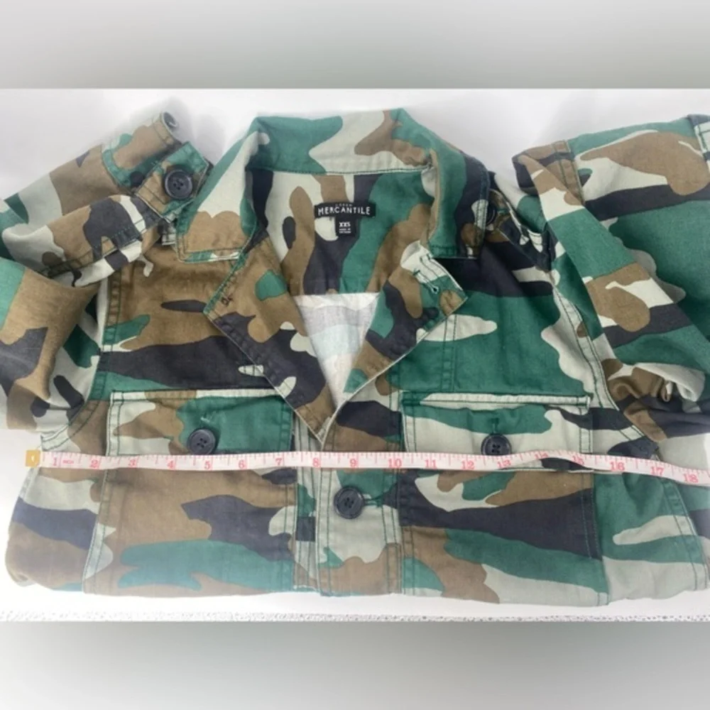 J. Crew Mercantile 100%‎ Cotton Camo Jacket